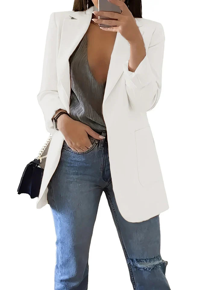 Blazer lyre décontracté grande taille