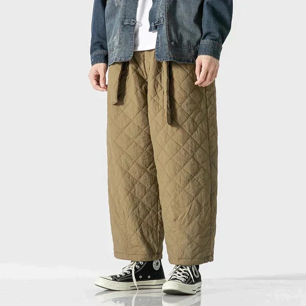 Juris- Pantalon de survêtement thermique matelassé épais