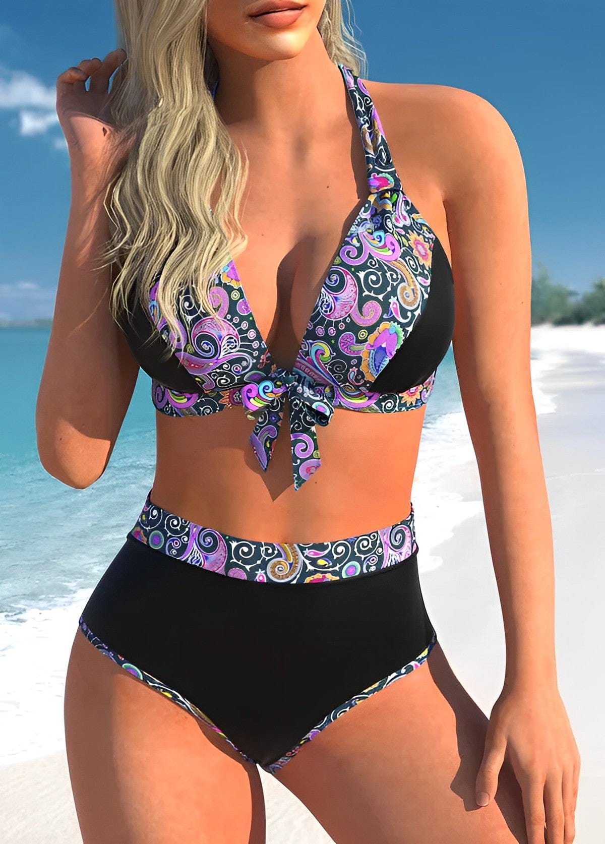 Ami - Bikini avec imprimé mandala