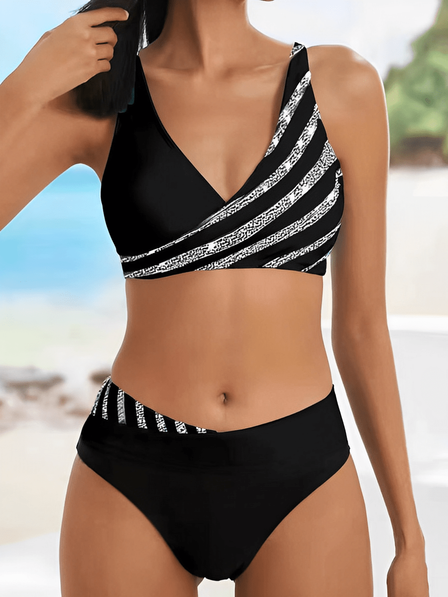 Ami - Bikini d'été de luxe à rayures