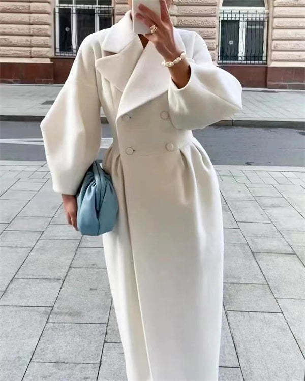 Manteau Vintage avec Manches Lanternes | Clara - Elégant et Stylé