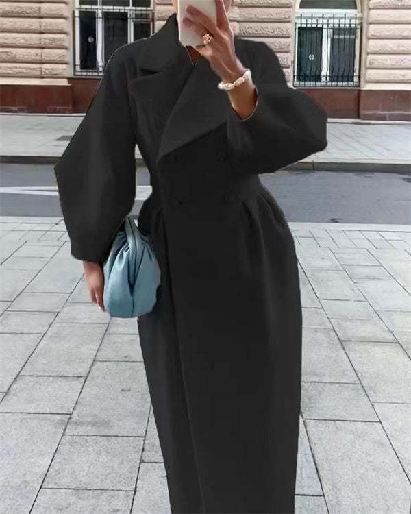 Manteau Vintage avec Manches Lanternes | Clara - Elégant et Stylé