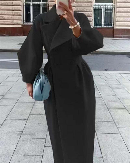 Manteau Vintage avec Manches Lanternes | Clara - Elégant et Stylé