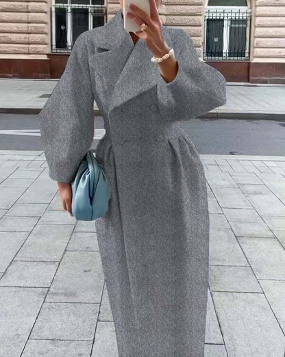 Manteau Vintage avec Manches Lanternes | Clara - Elégant et Stylé