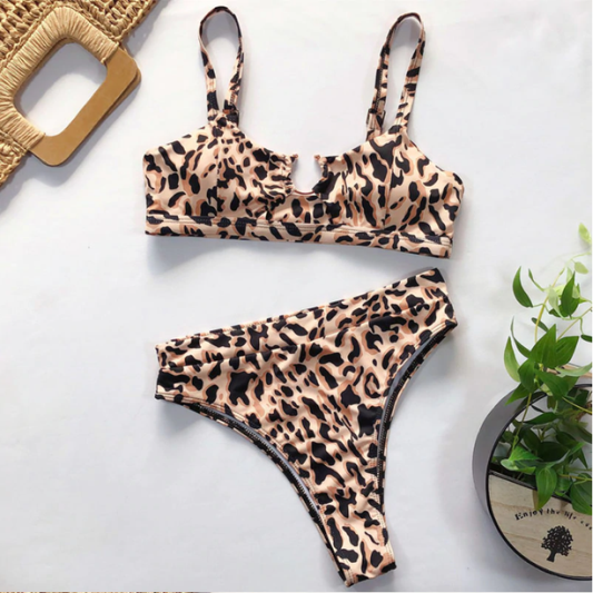 Bryanna Bikini | Un bikini sexy à imprimé animalier