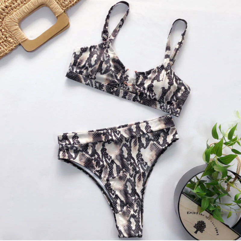 Bryanna Bikini | Un bikini sexy à imprimé animalier