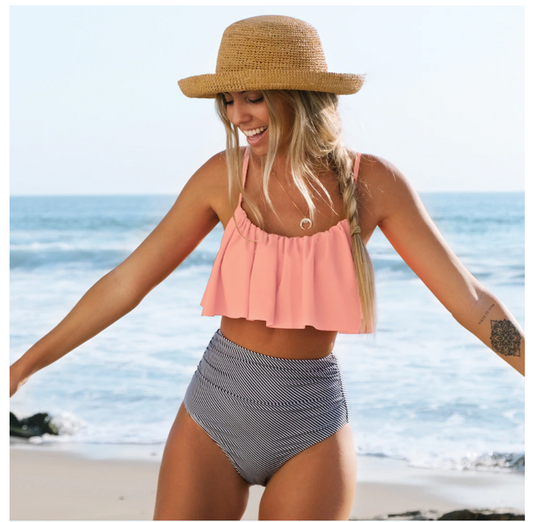 Bikini Belle Mae | Bikini coloré à volants