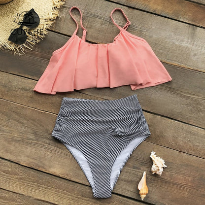 Bikini Belle Mae | Bikini coloré à volants