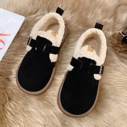 Mikaela Leather Slippers | Warm & Trendy