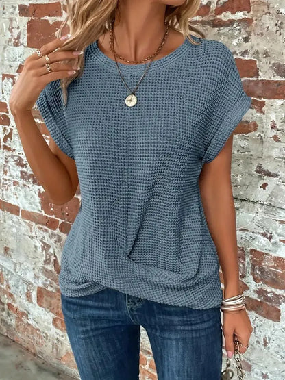 T-shirt en maille - Décontracté - Matière respirante - Parfait pour un usage quotidien