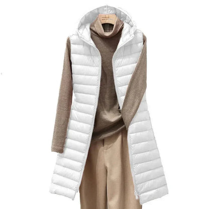 Gera - gilet à capuche en duvet de coton pour femme