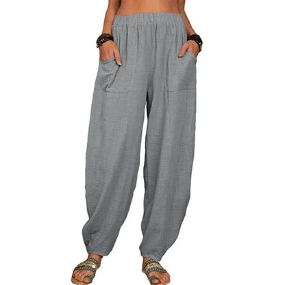 Clémence - Pantalon en lin Airy