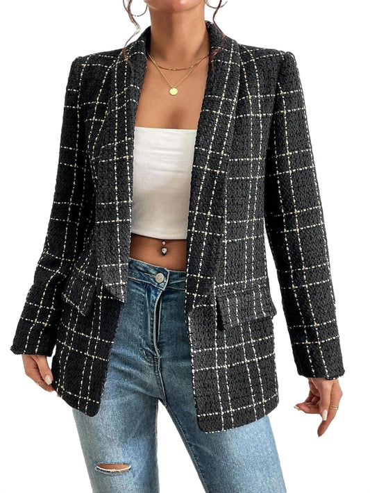Clara - Blazer à carreaux