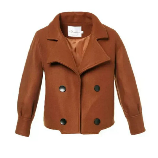 Jessa - un manteau court uni pour femme