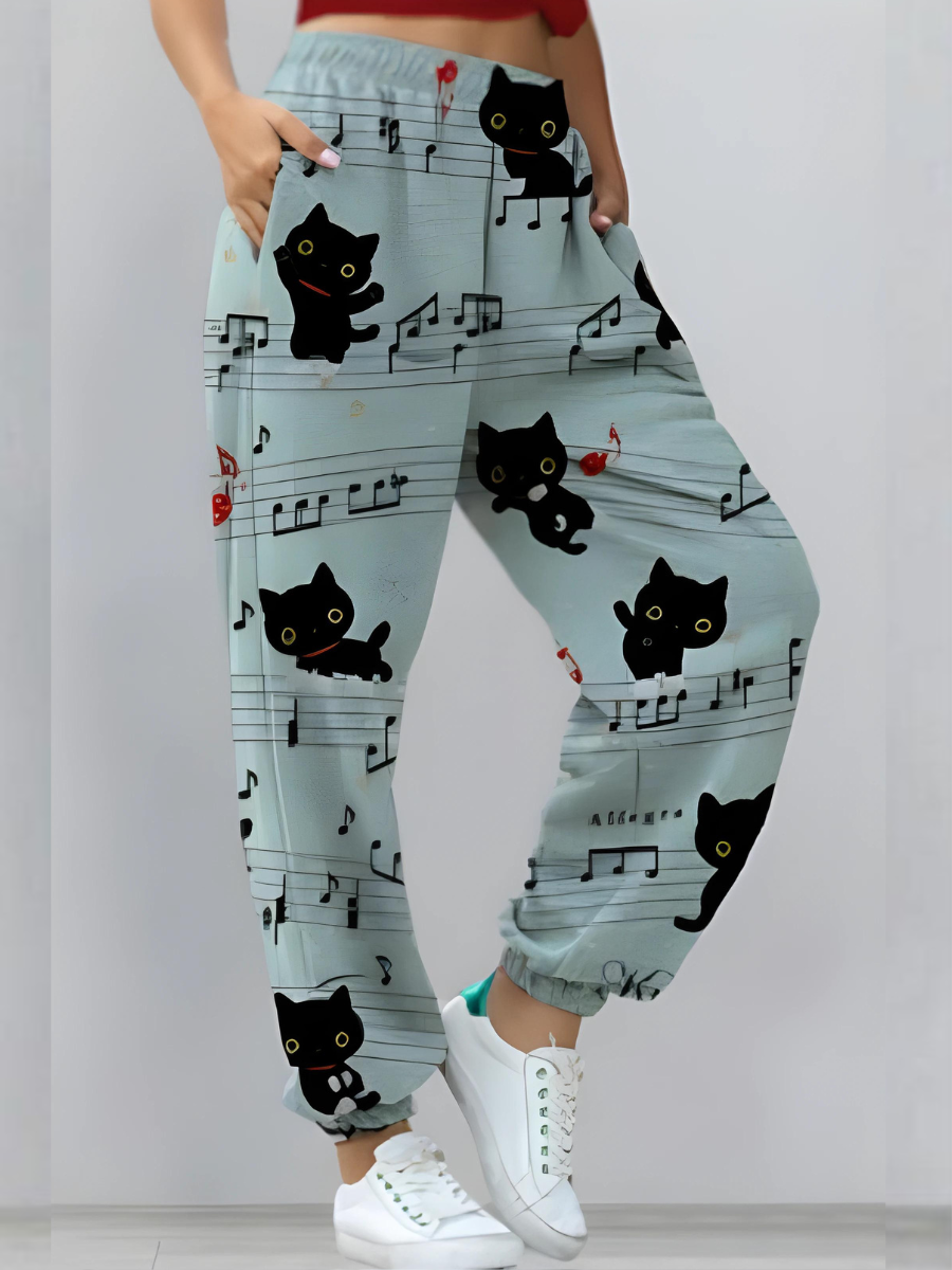 Pantalon imprimé chic et élégant