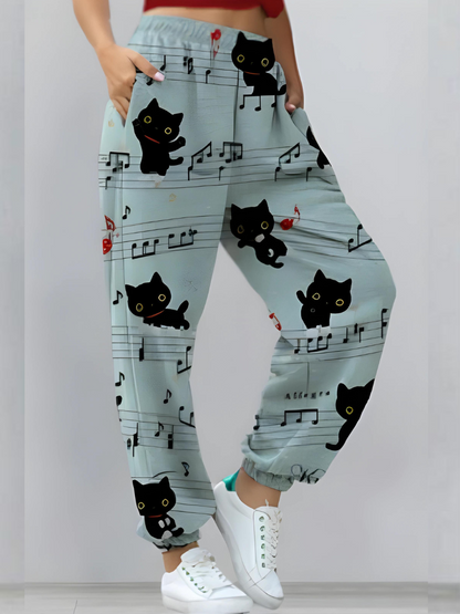 pantalon imprimé chic et élégant