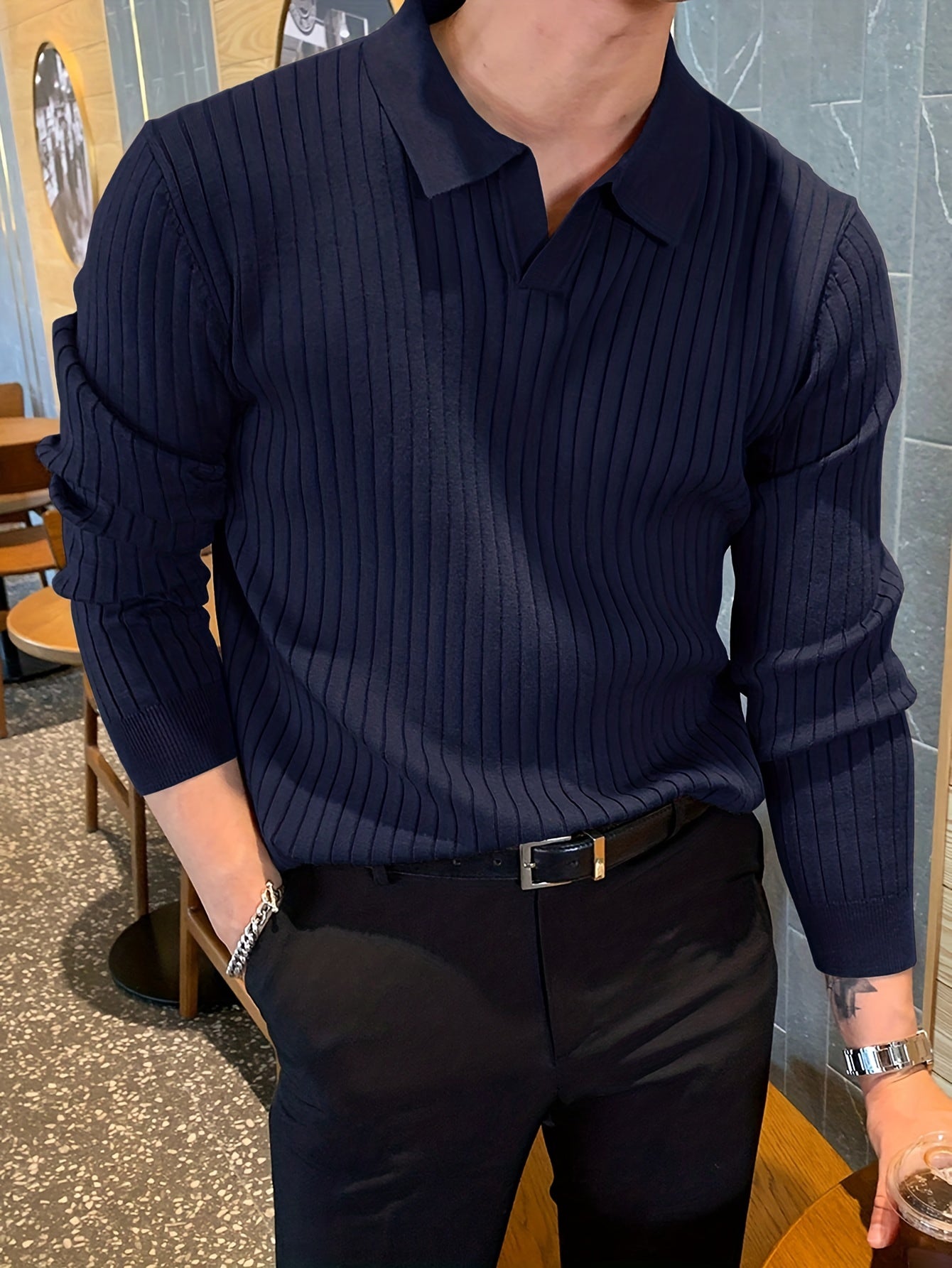 Mauro | Polo à manches longues tendance