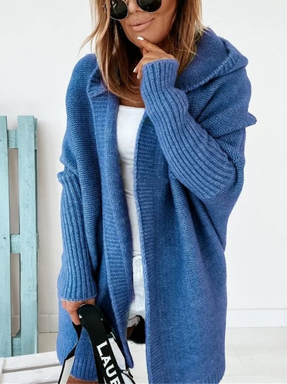 Vivi - Veste mi-longue avec capuche et coutures régulières