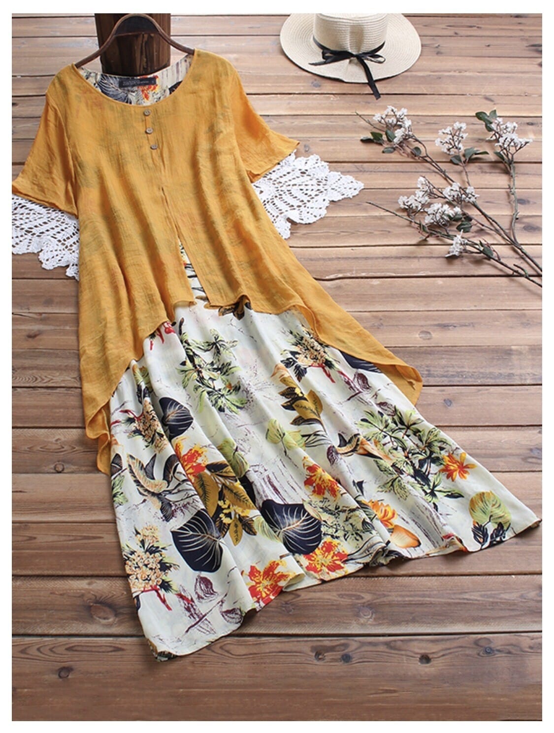 Robe deux pièces imprimée