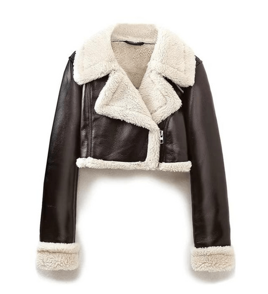 Top veste en cuir - Olympie
