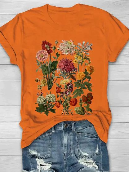 Yana | Vintage Floral T-shirt Retro Style for Casual Chic