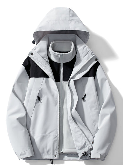 Zélie | Veste d'hiver polaire 3 en 1 avec capuche