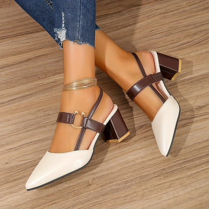 Teska Heels | Talons aiguilles avec pointe et talon bloc