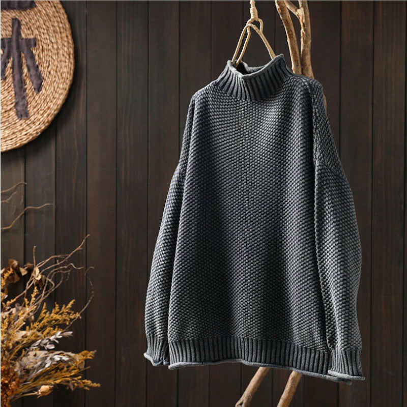 Claira | Pull en tricot pour femme | Col roulé