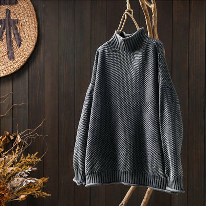 Claira | Pull en tricot pour femme | Col roulé