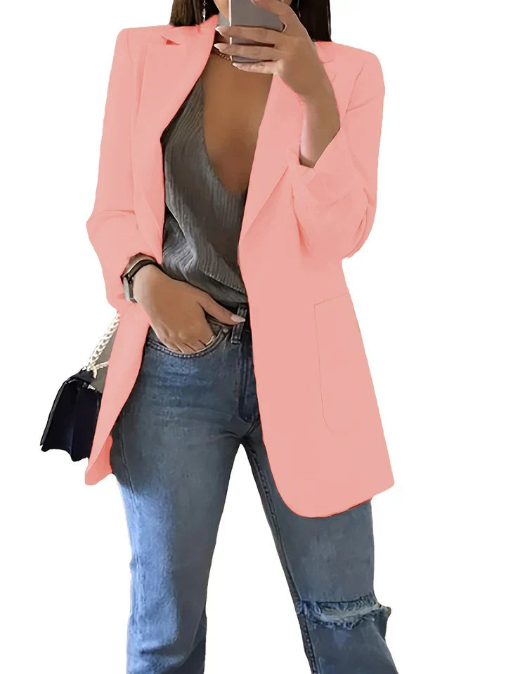 Blazer lyre décontracté grande taille
