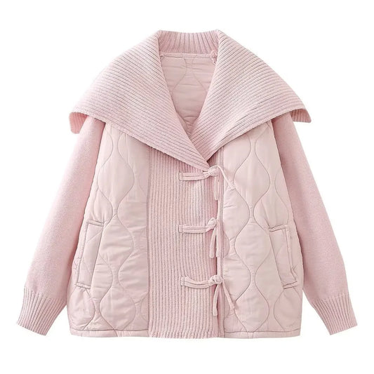 Zamma | Veste Oversize Femme à Col Marin Décontracté