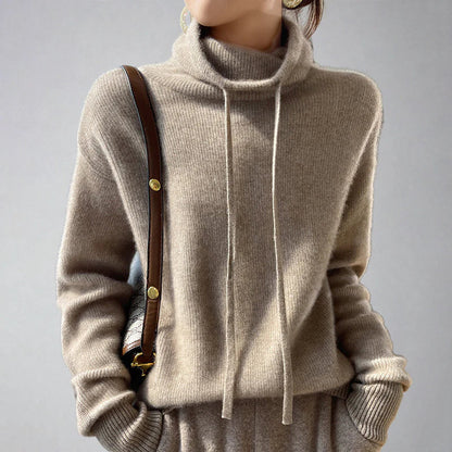 Pull élégant avec décolleté