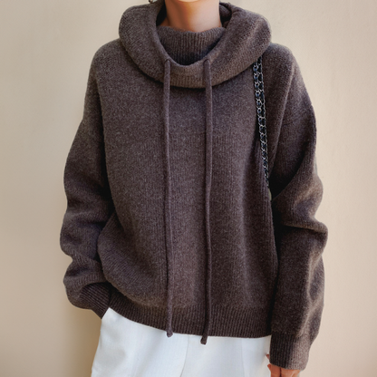 Meilleures ventes Pull-over à col roulé en laine mérinos pour femme - edeltraud