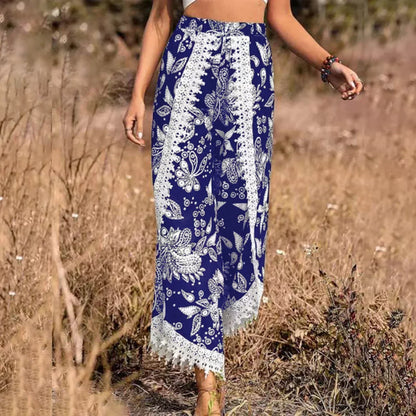 Pantalon élégant en dentelle