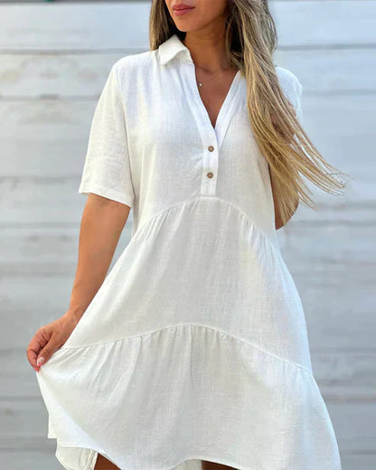 Becky - Robe à revers confortable