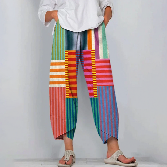 Pantalon de couleur populaire avec poches latérales