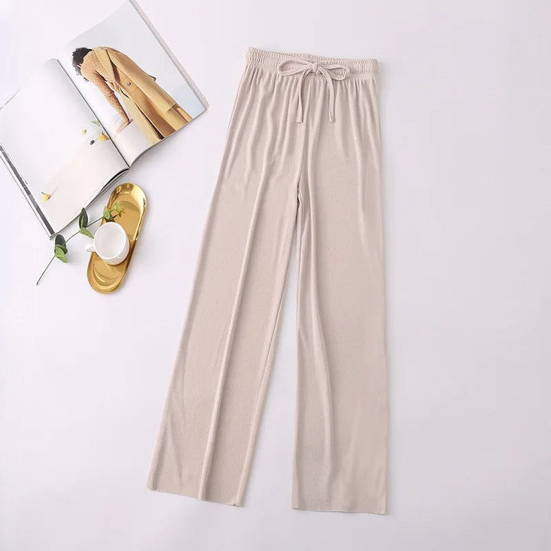 pantalon en tricot souple