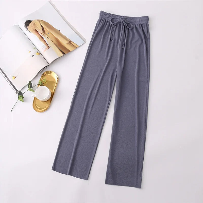 pantalon en tricot souple