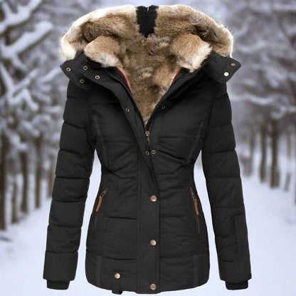 Eva | Veste d'hiver de haute qualité doublée de fausse