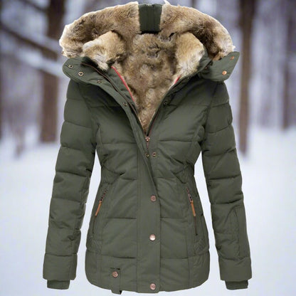 Eva | Veste d'hiver de haute qualité doublée de fausse