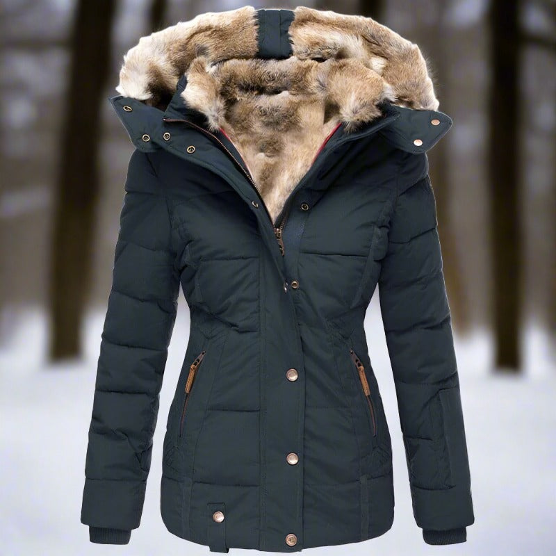 Eva | Veste d'hiver de haute qualité doublée de fausse