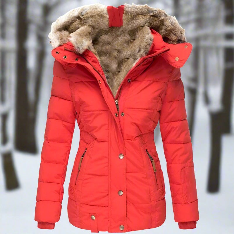 Eva | Veste d'hiver de haute qualité doublée de fausse