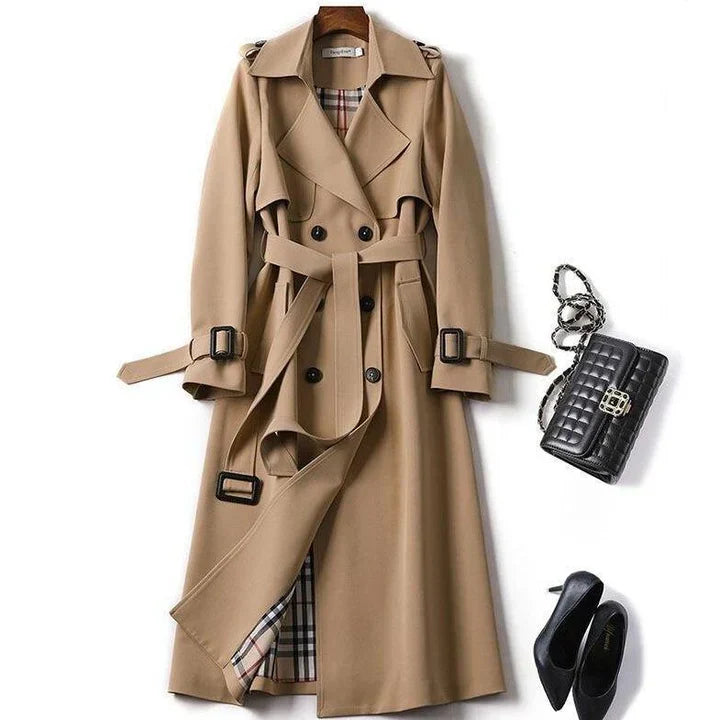 Haba - Trench-coat uni pour femme