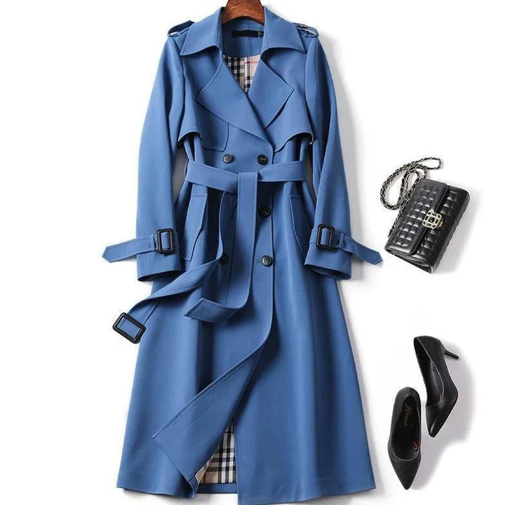 Haba - Trench-coat uni pour femme