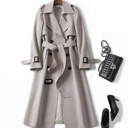 Haba - Trench-coat uni pour femme