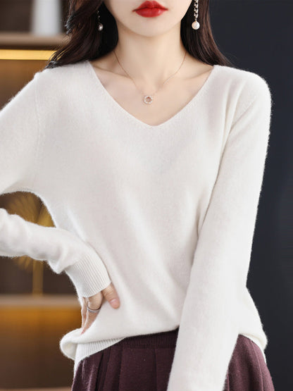 Umaya Sweater | Pull à col en V pour femmes