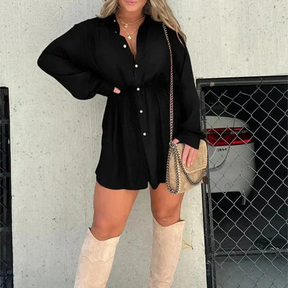 Marcelina - Robe romper à manches longues