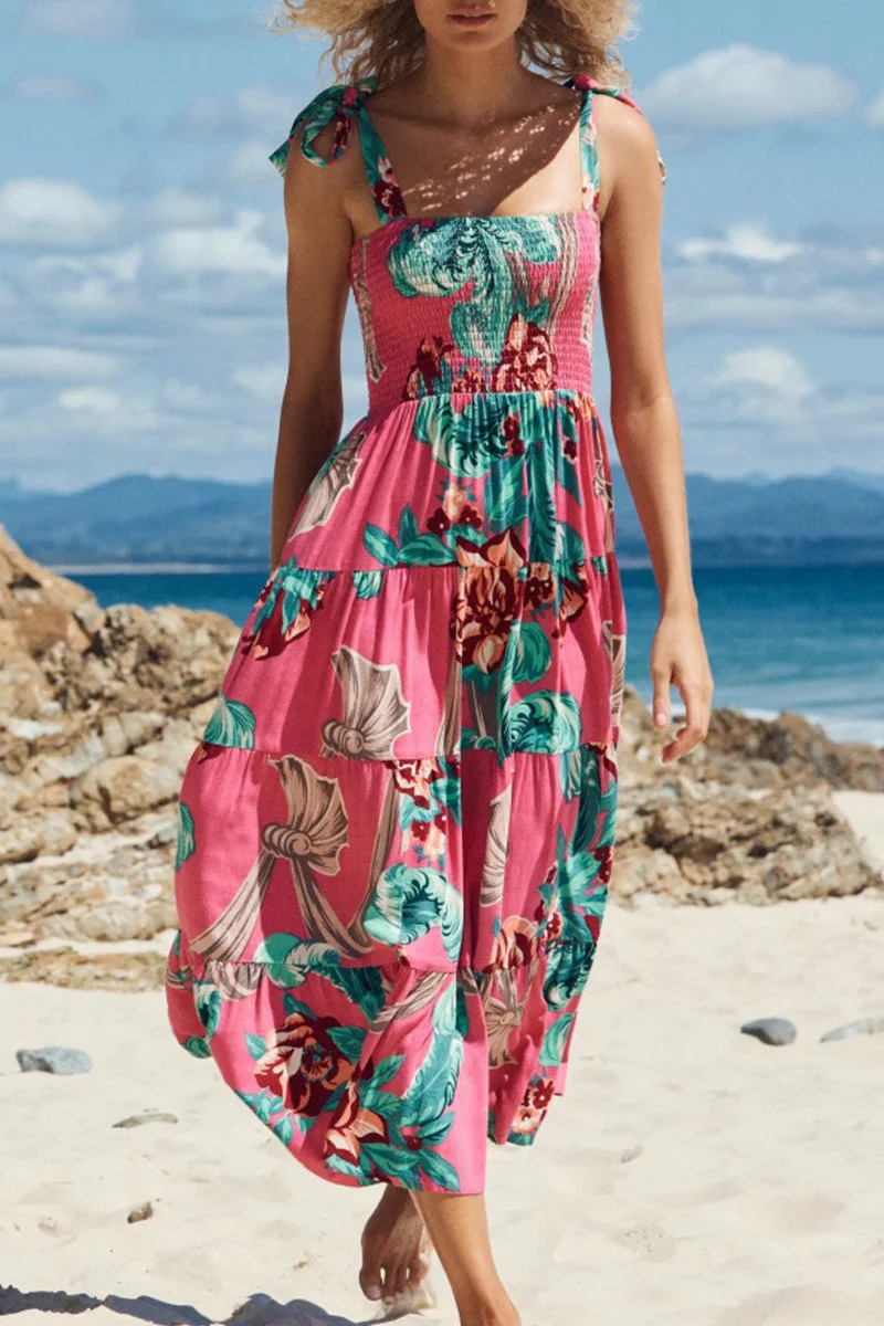 Robe à fines bretelles et pois sur Fashion Street