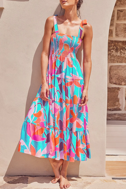 Robe à fines bretelles et pois sur Fashion Street