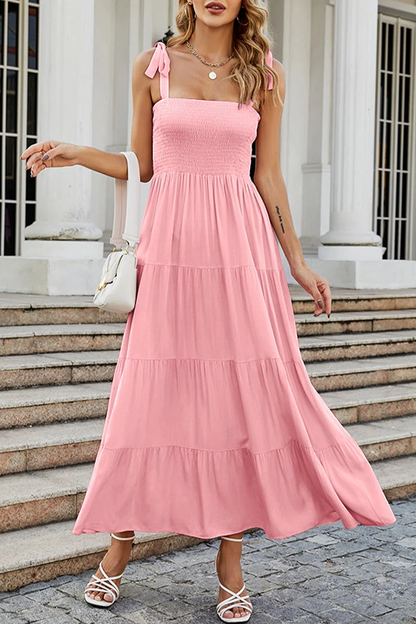 Robe à fines bretelles et pois sur Fashion Street